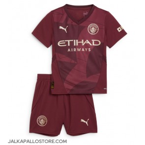 Manchester City Kolmaspaita Lapsille 2024-25 Lyhythihainen (+ shortsit)